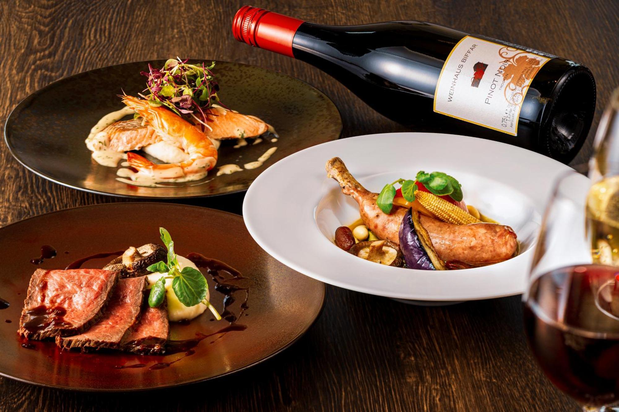 Candeo Hotels Osaka The Tower Экстерьер фото A selection of dishes from the restaurant