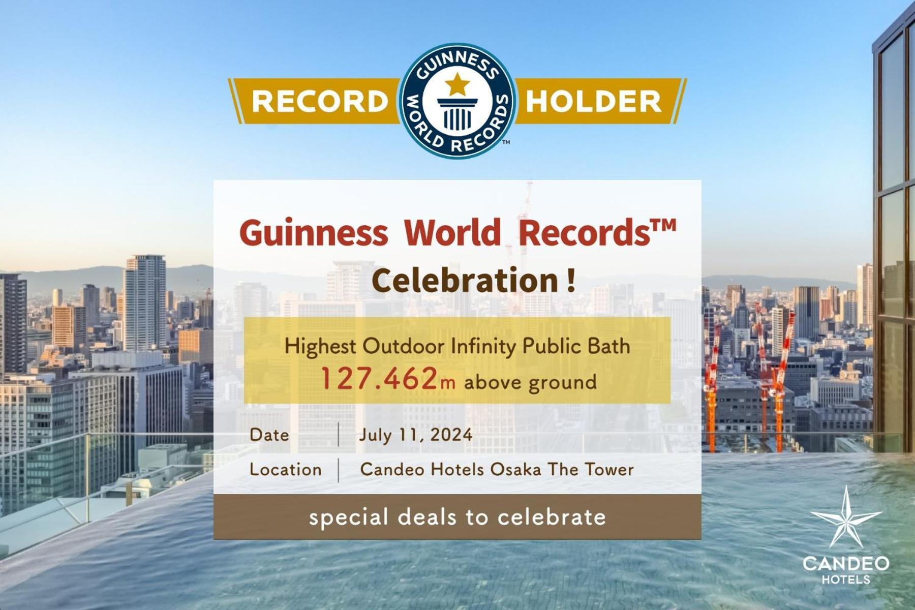 Candeo Hotels Osaka The Tower Экстерьер фото The certificate of the record holder